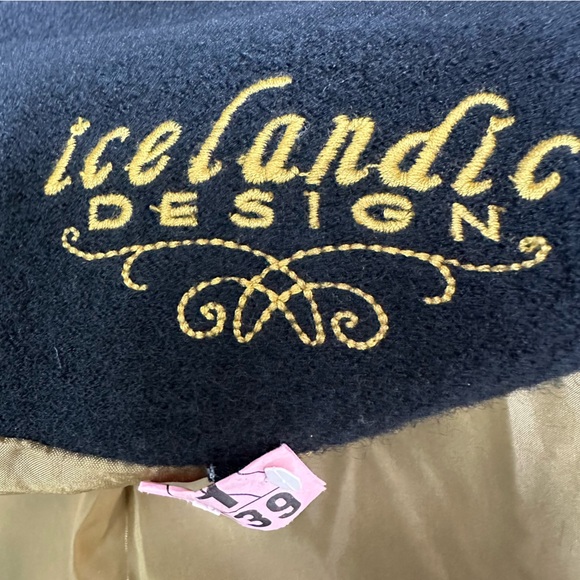 Icelandic Design VTG Wool Embroidered Asymmetric Zip Jacket - Picture 14 of 16